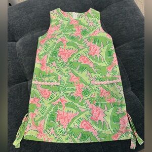 Lilly Pulitzer Girls Mini Classic Shift Dress - Size 6X EUC